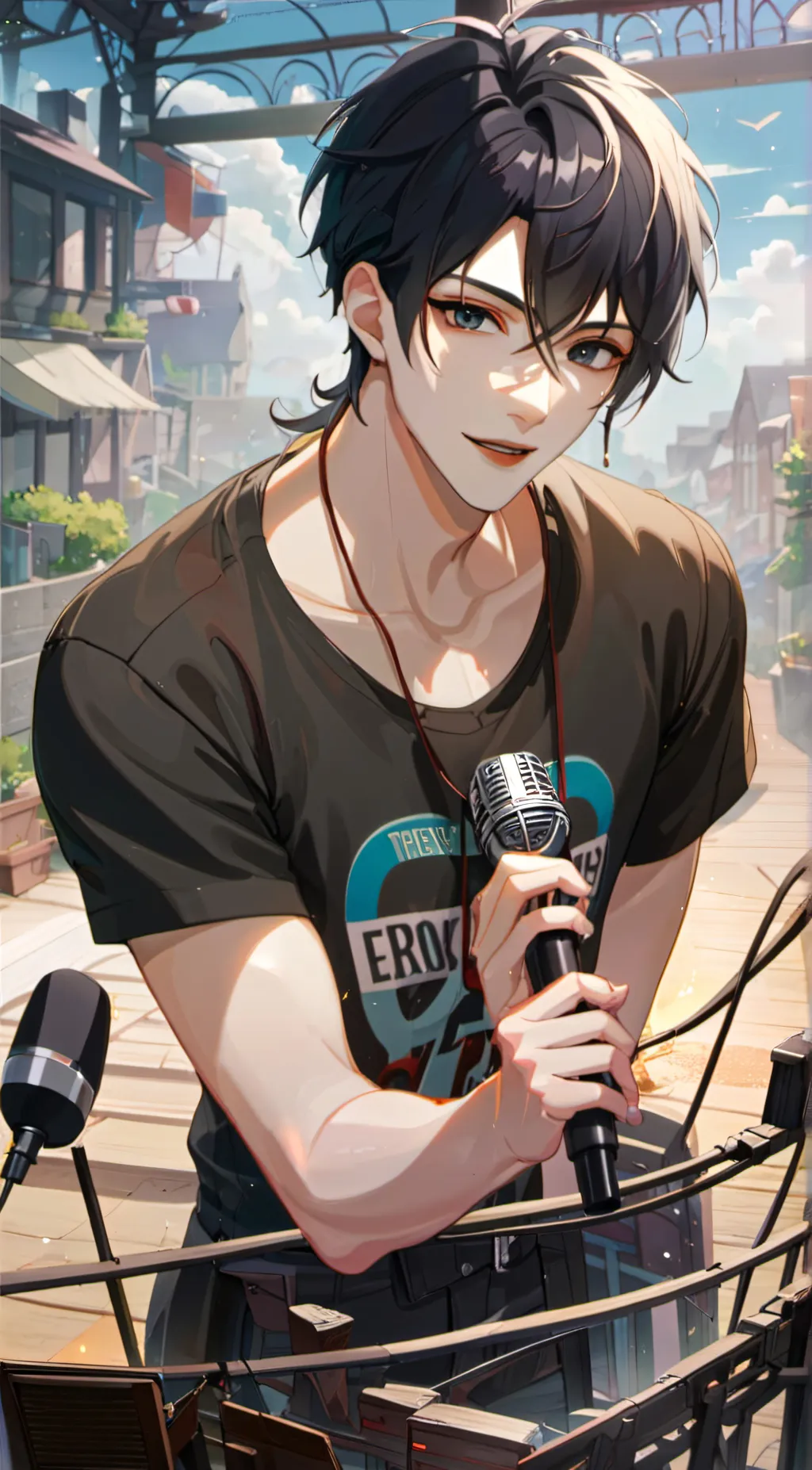 ai character: Asher/Ash background