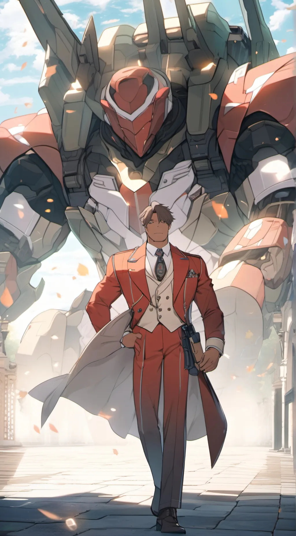 ai character: soldier background