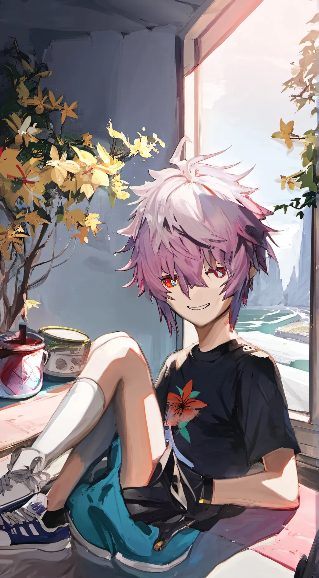 ai character: Ojiro Matsuka. background