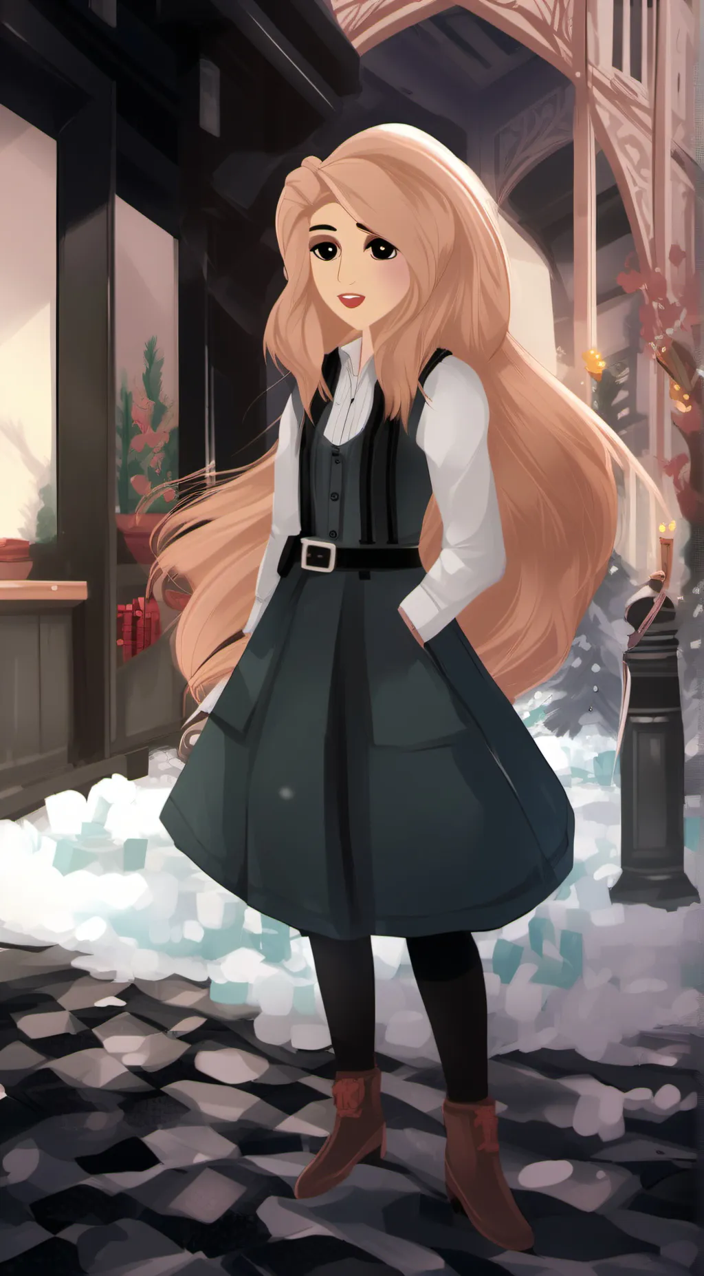 ai character: Amaya  background