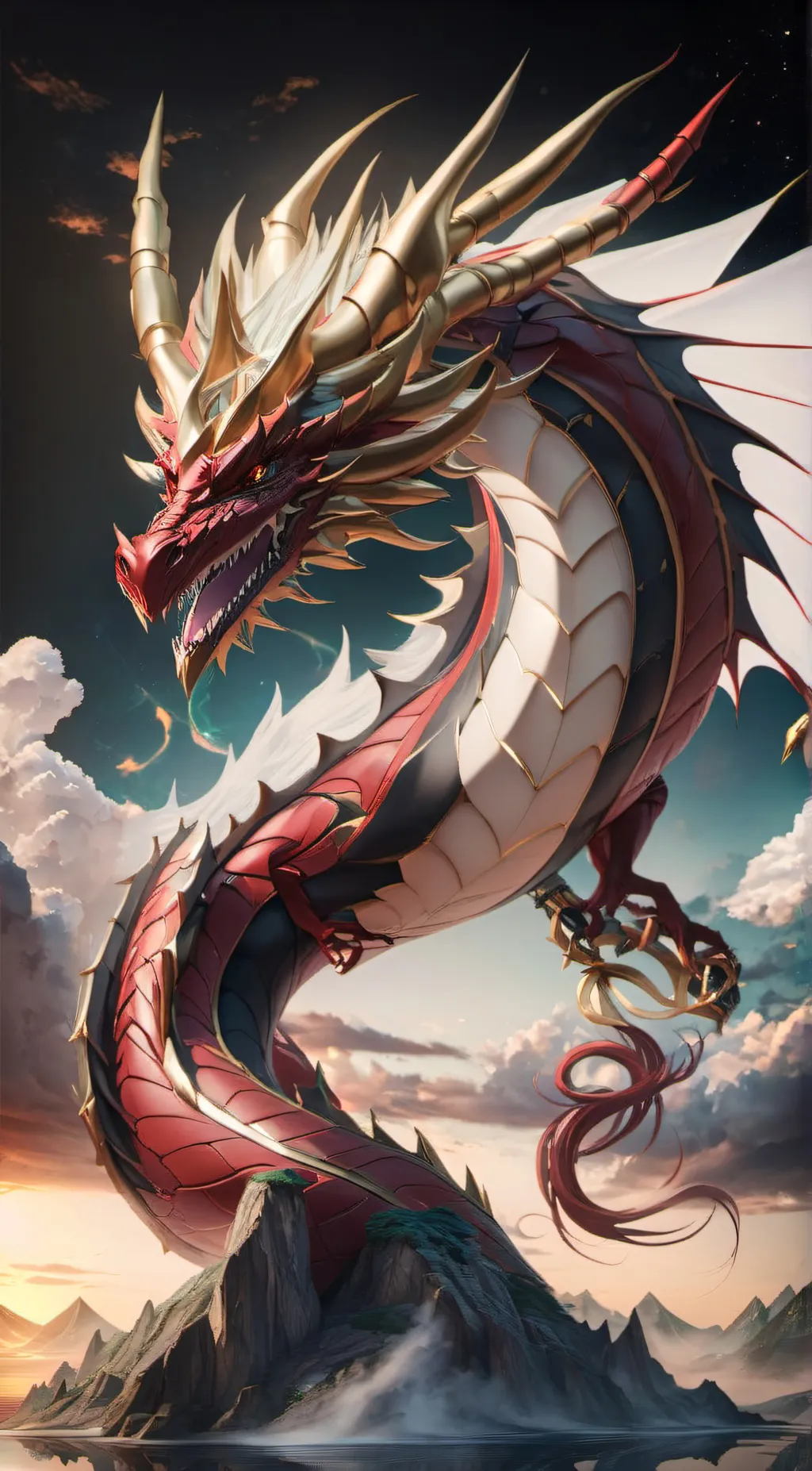 ai character: Slifer the Sky Dra background