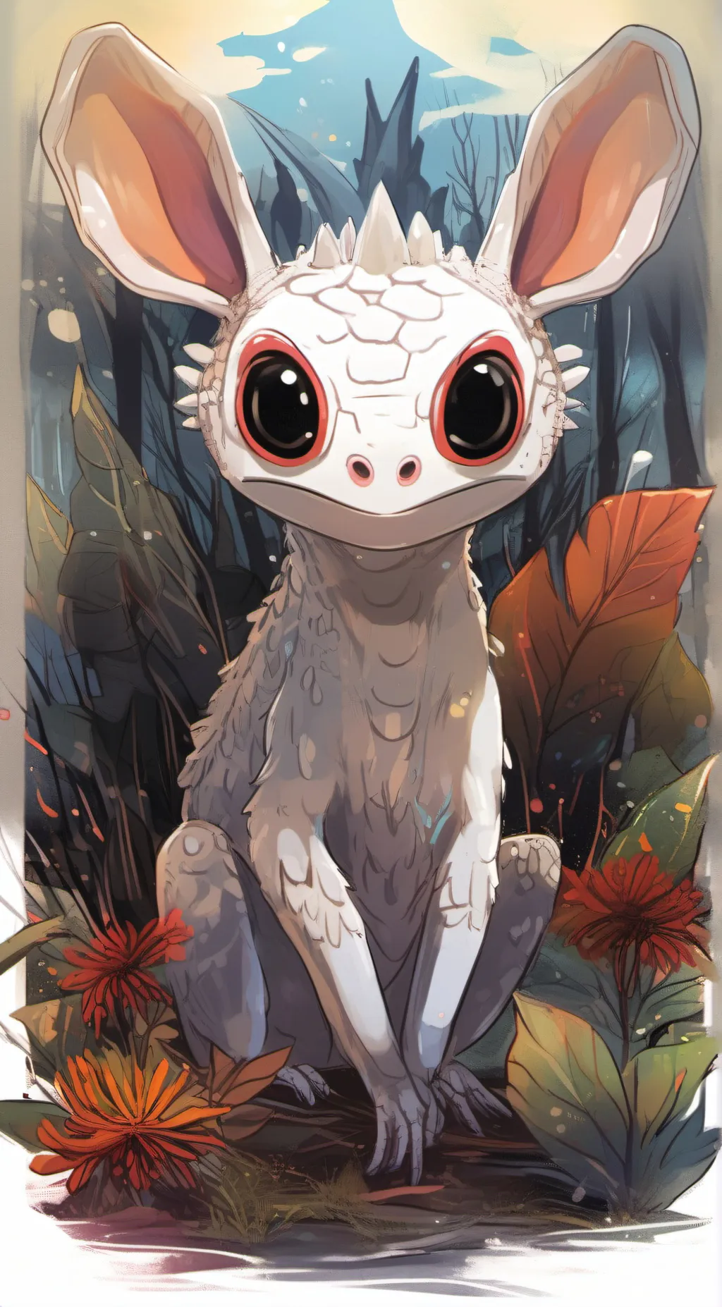 ai character: Mystical dragon background