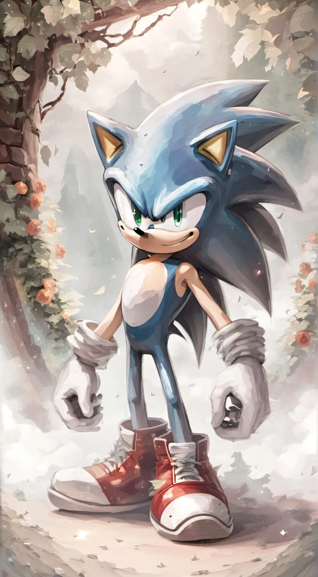 ai character: Sonic background