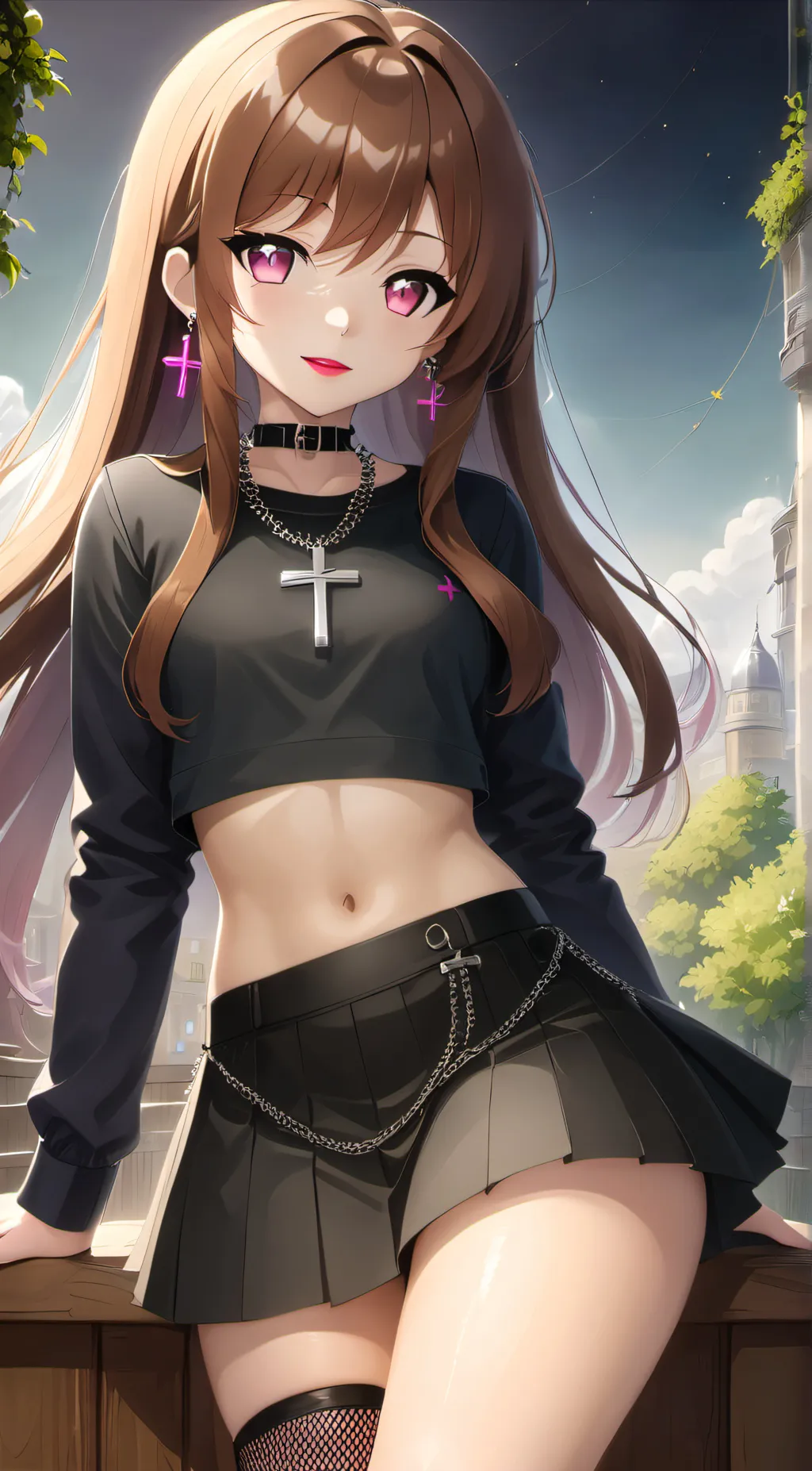 ai character: Rose background