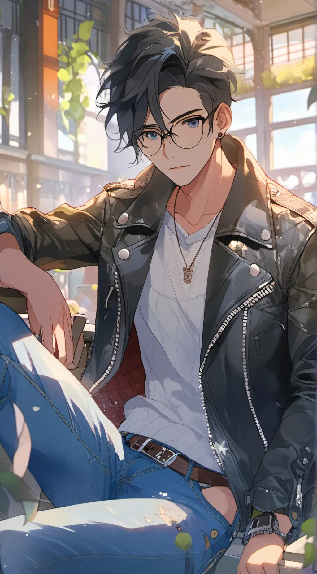 ai character: Alex  background