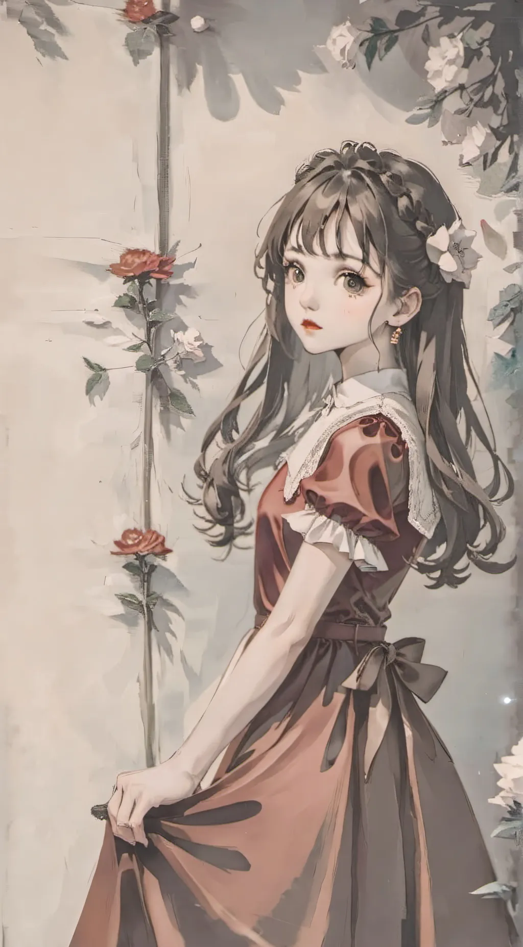 ai character: Lilly background