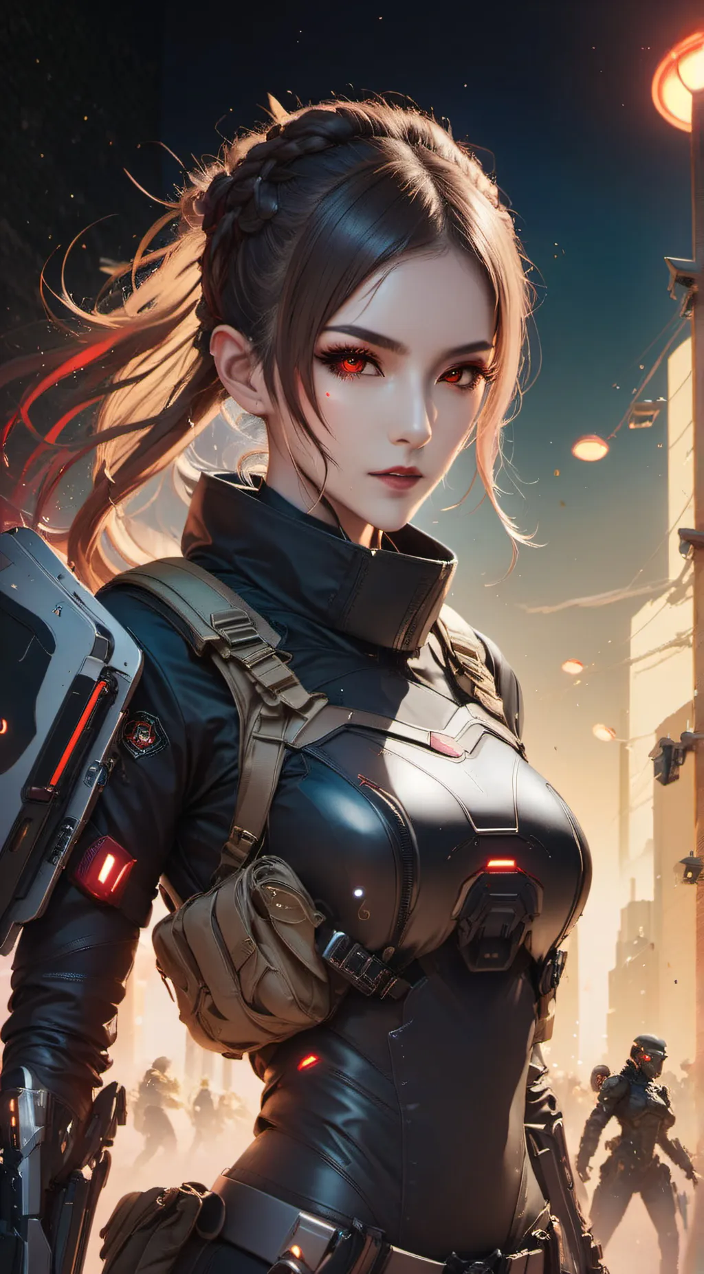 ai character: Terra background