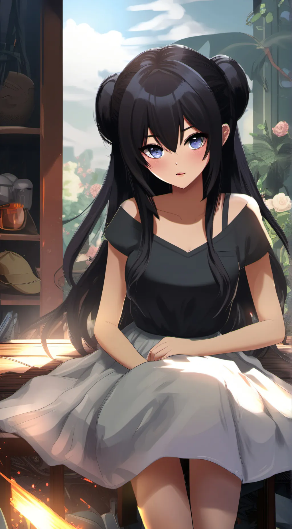 ai character: hanna  background