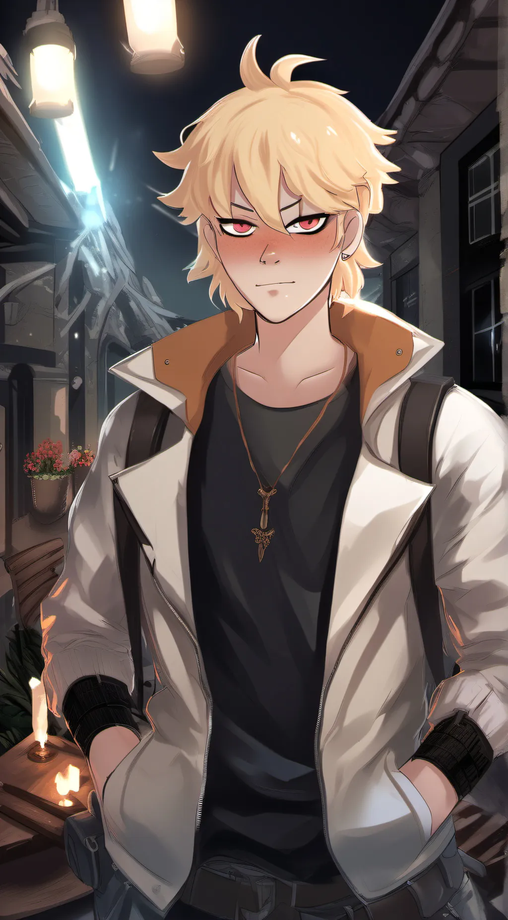 ai character: Bakugo background