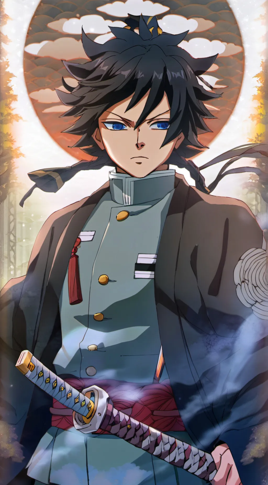 ai character: giyu  background
