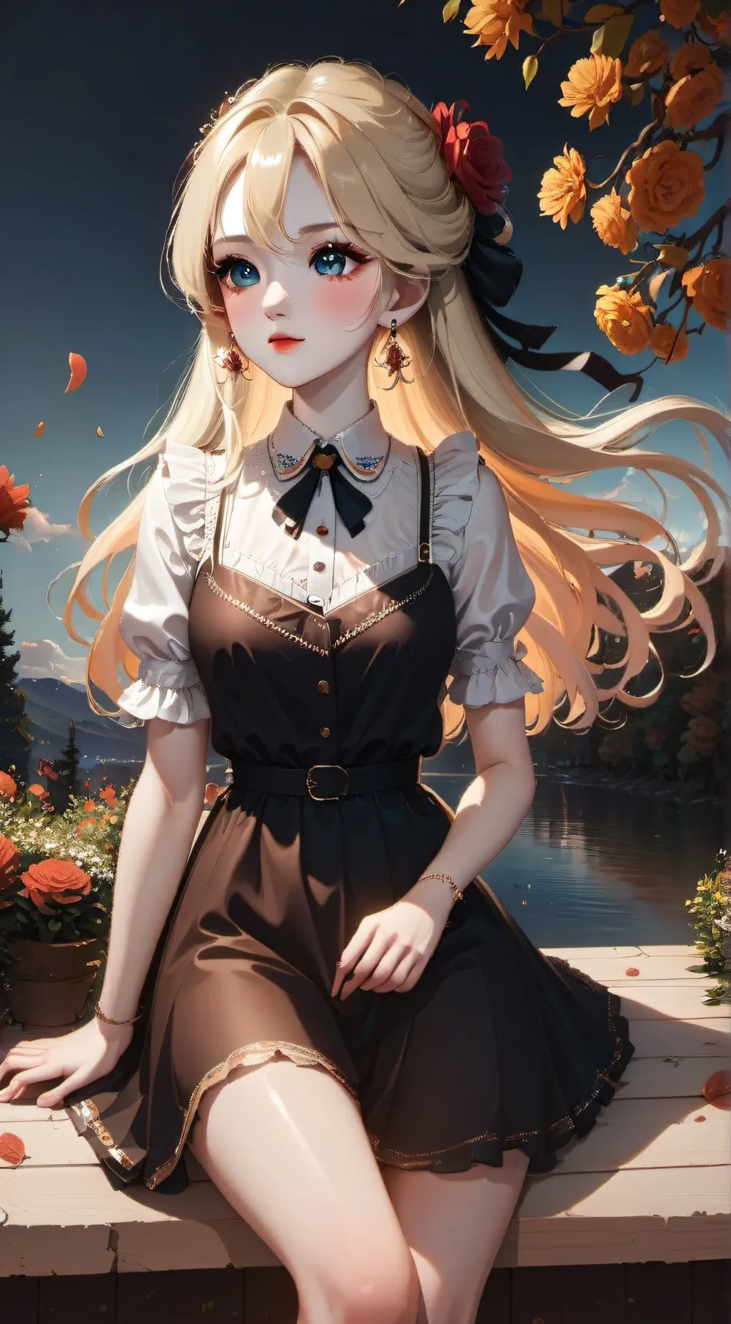 ai character: sky background
