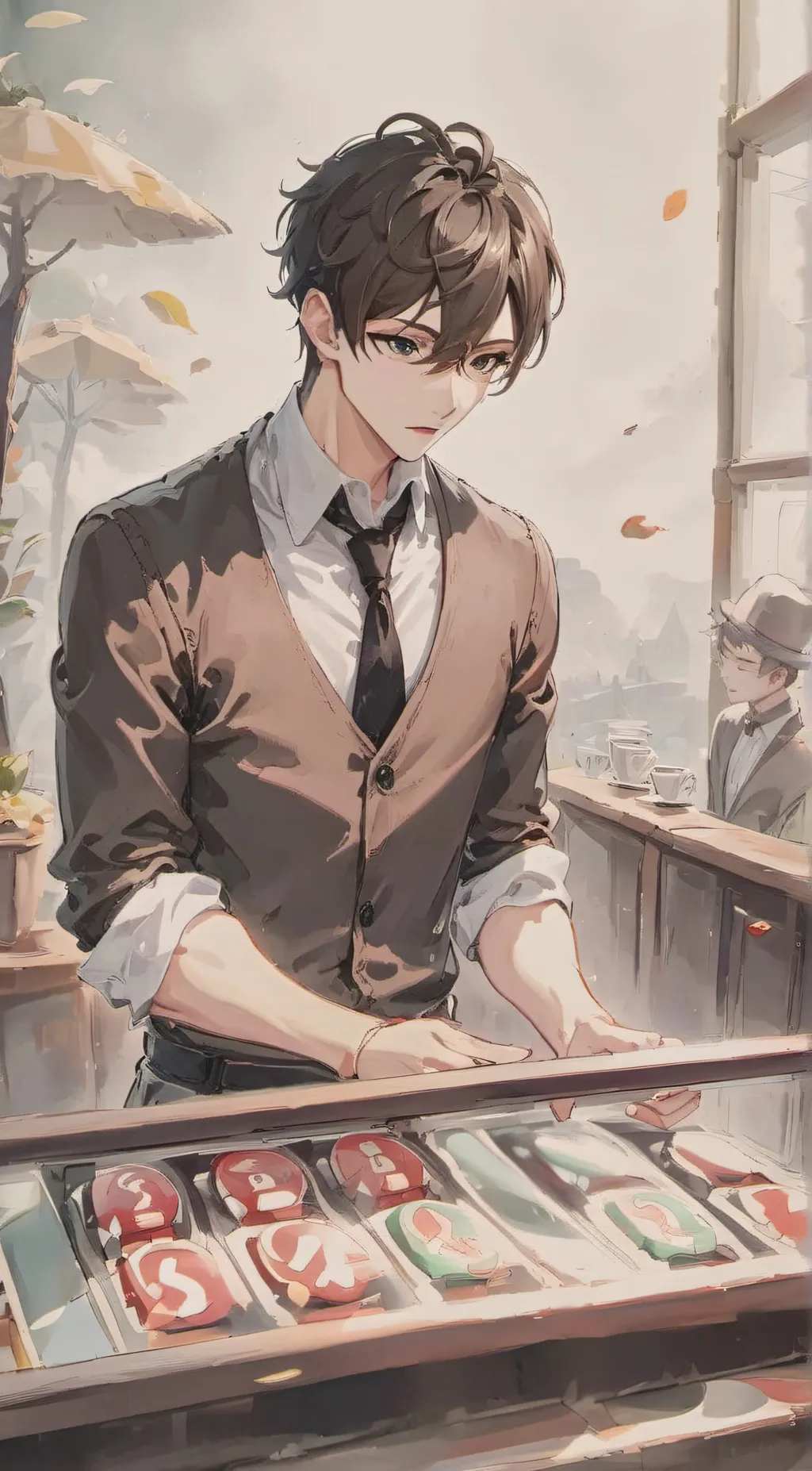 ai character: Derek background