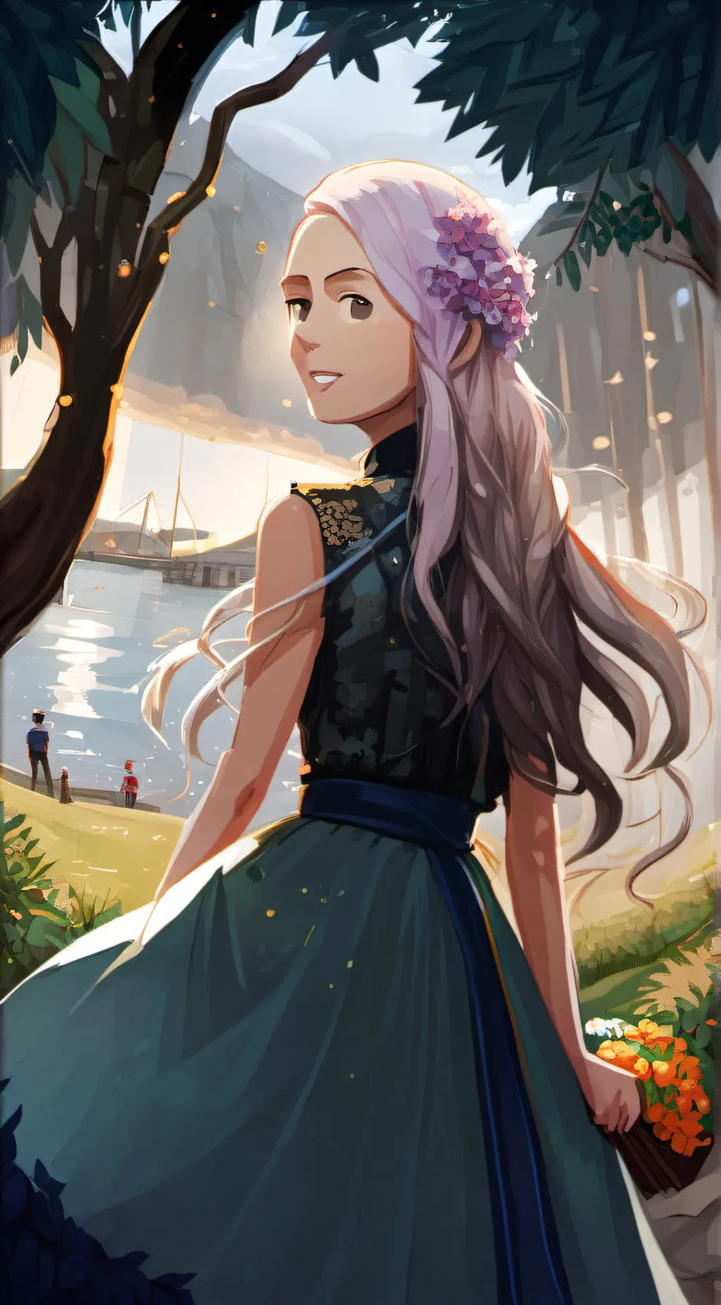 ai character: Katie  background