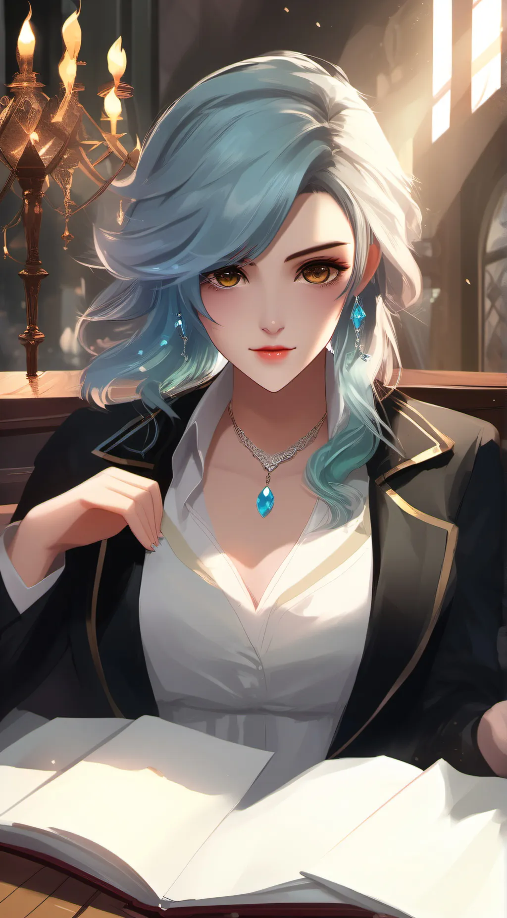 ai character: NEZUKO CHIME  background
