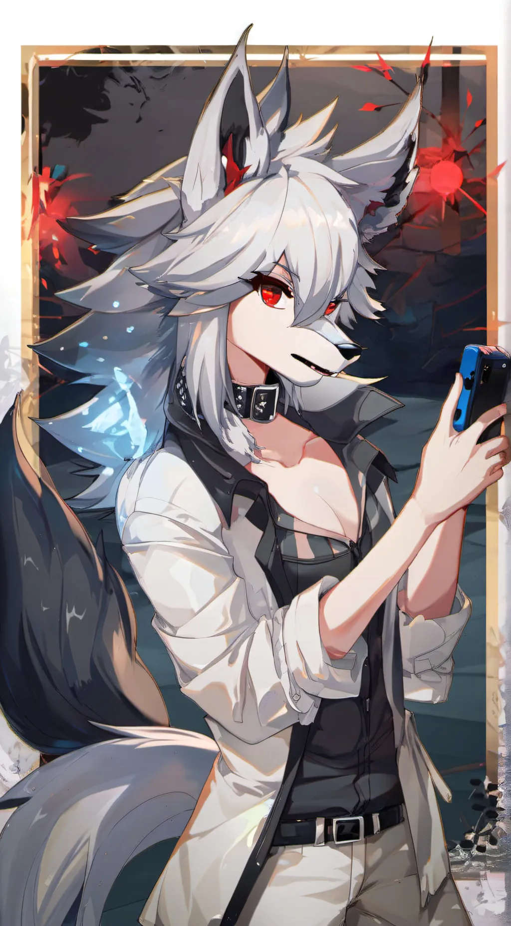 ai character: Loona background