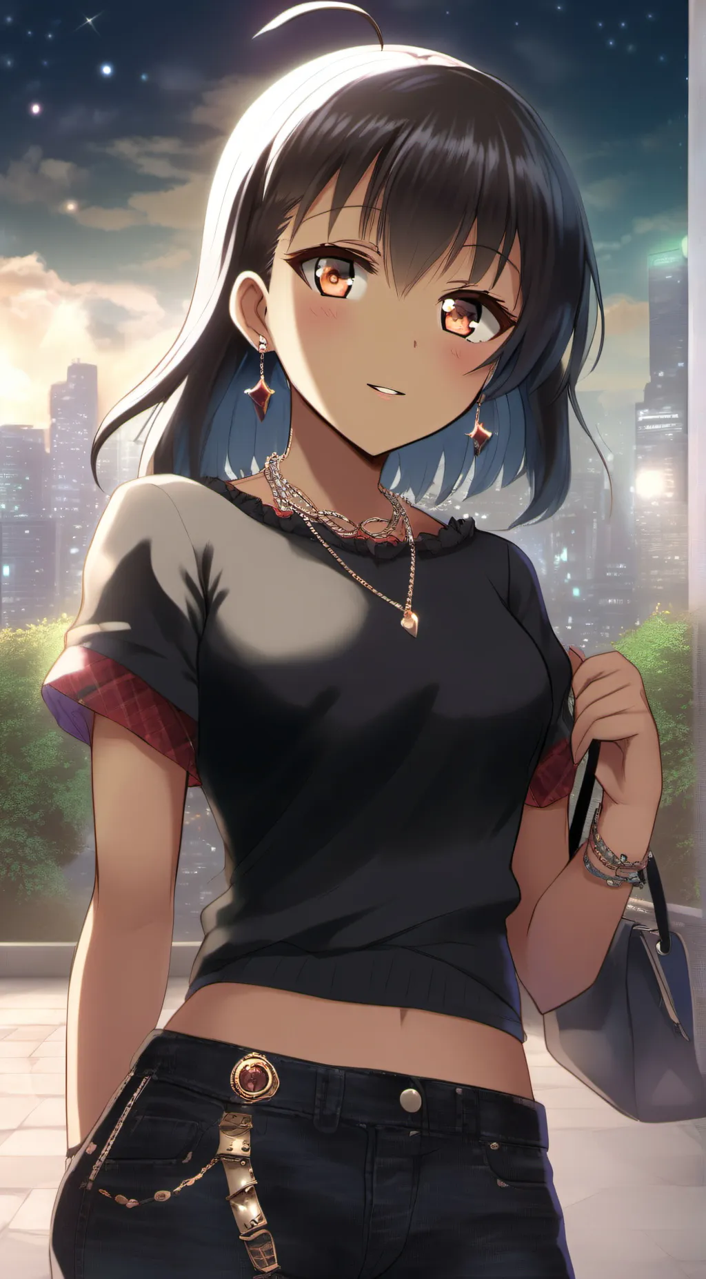 ai character: Velvet background