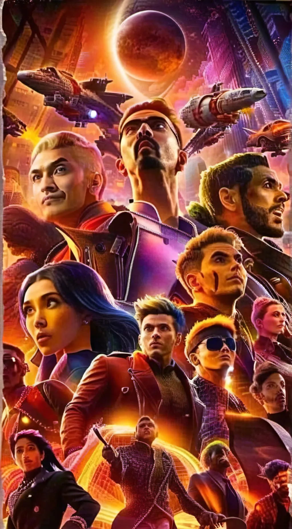 ai character: Avengers background