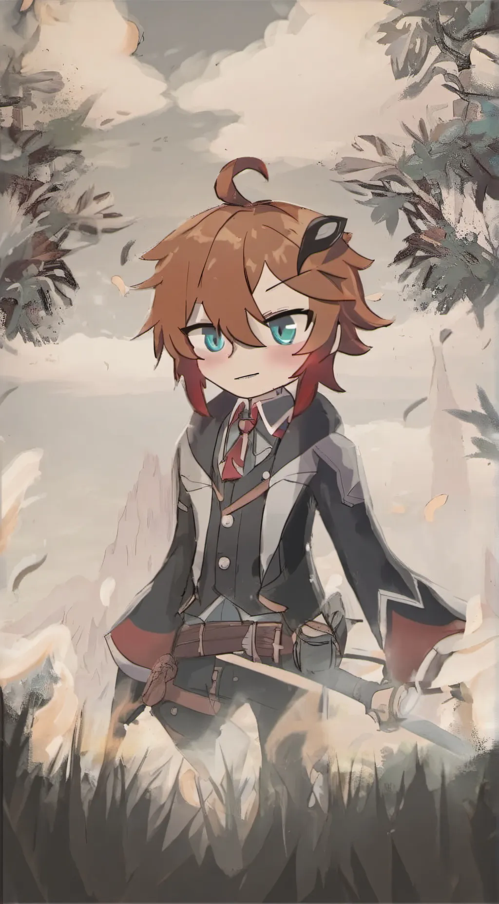 ai character: Circus boy background