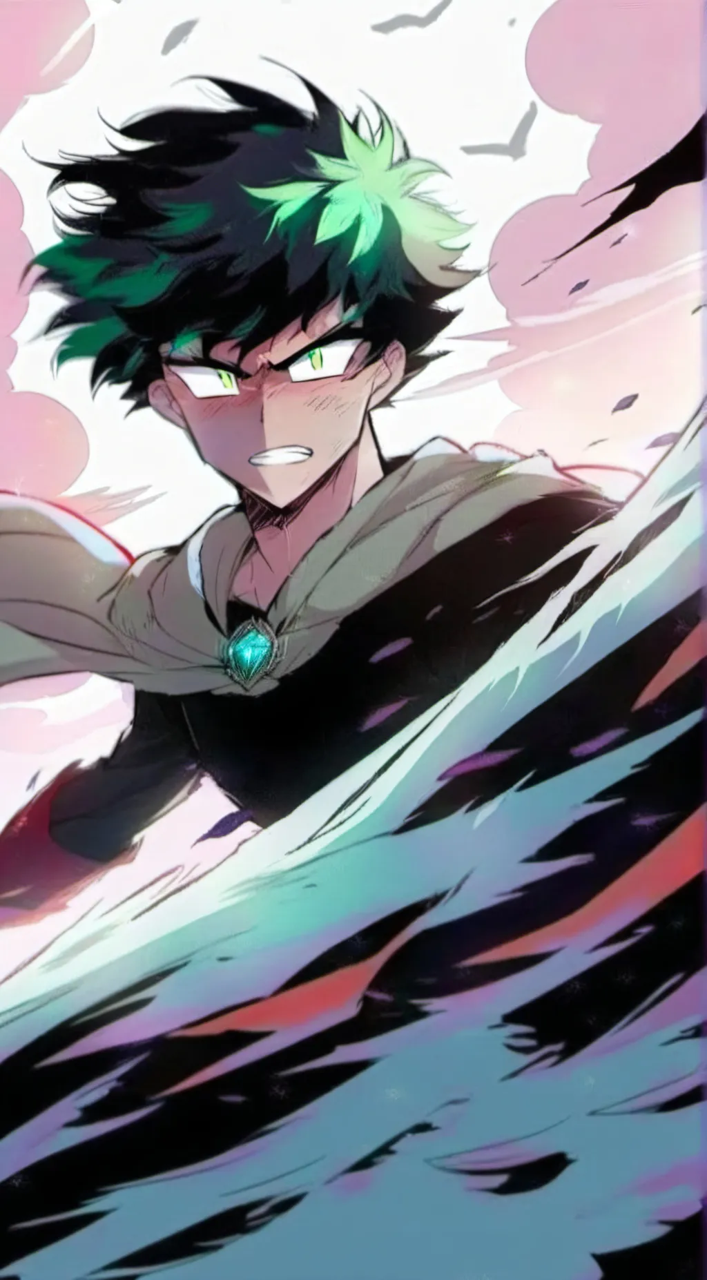 ai character: Deku background