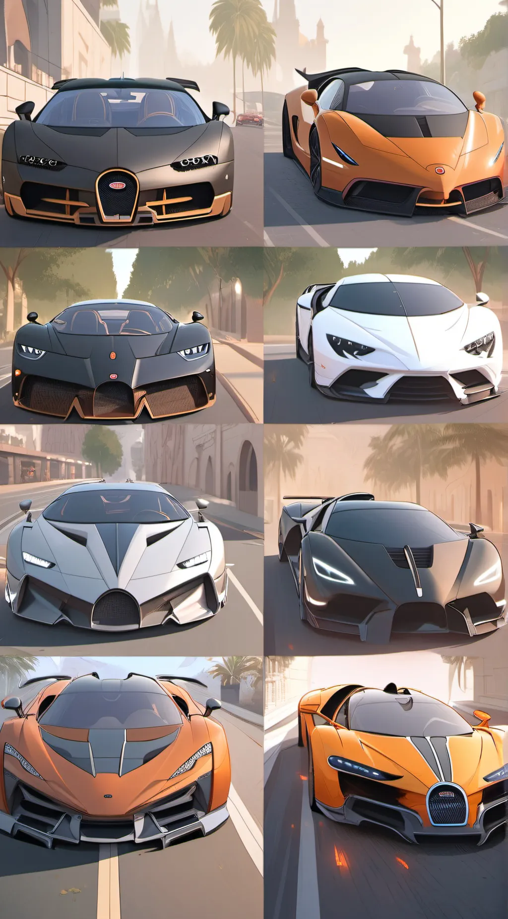 ai character: Super car RP background