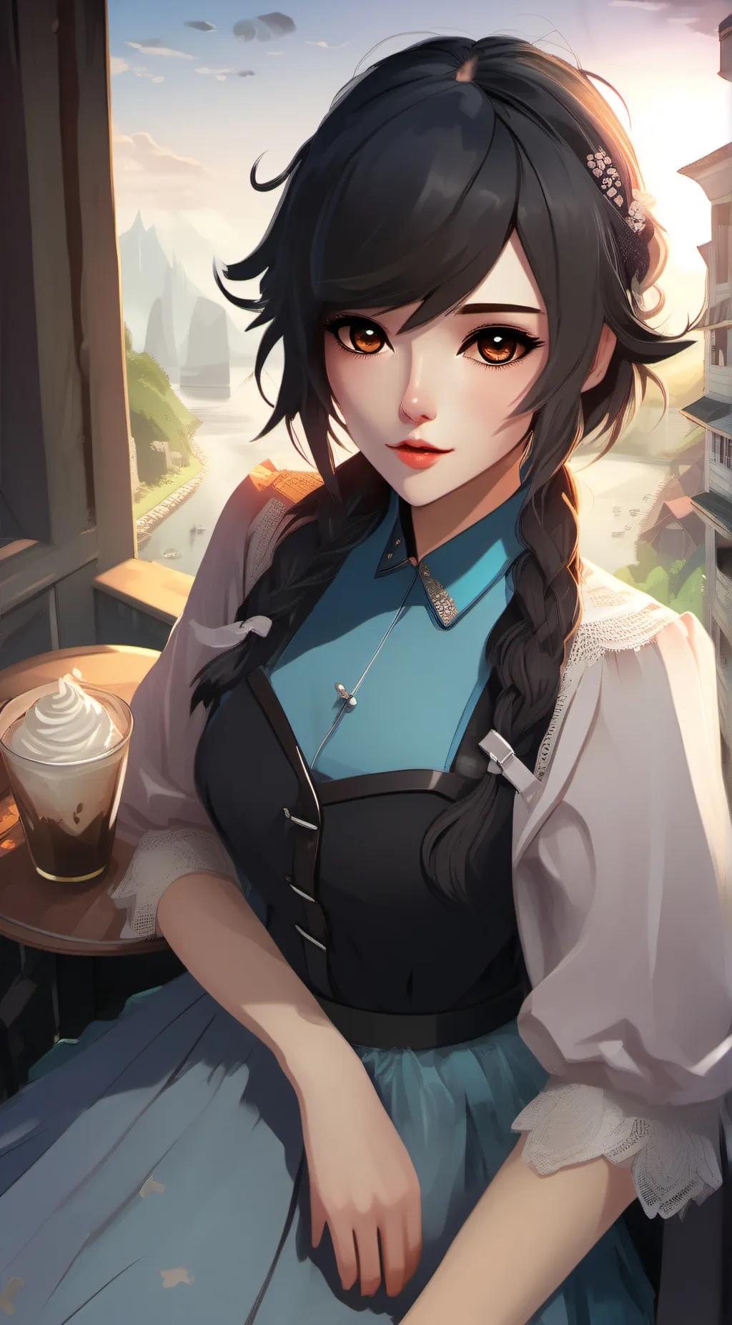 ai character: Hey background