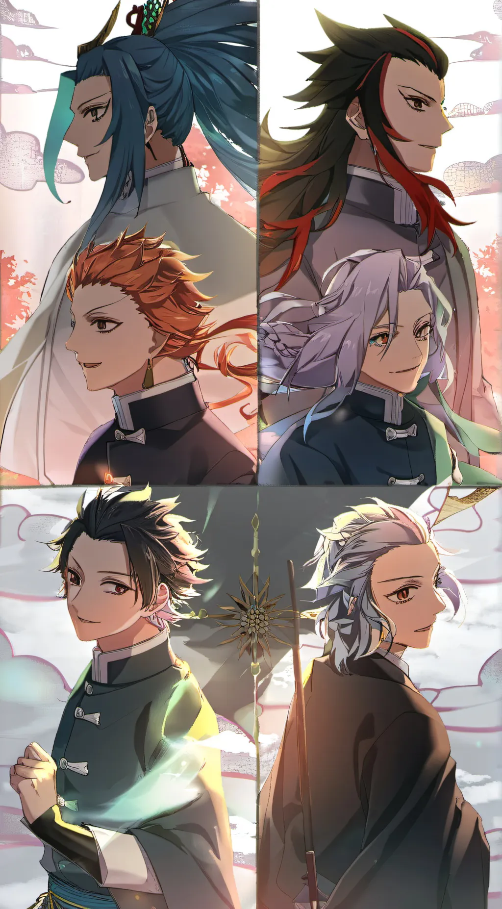 ai character: the 9 hashiras  background