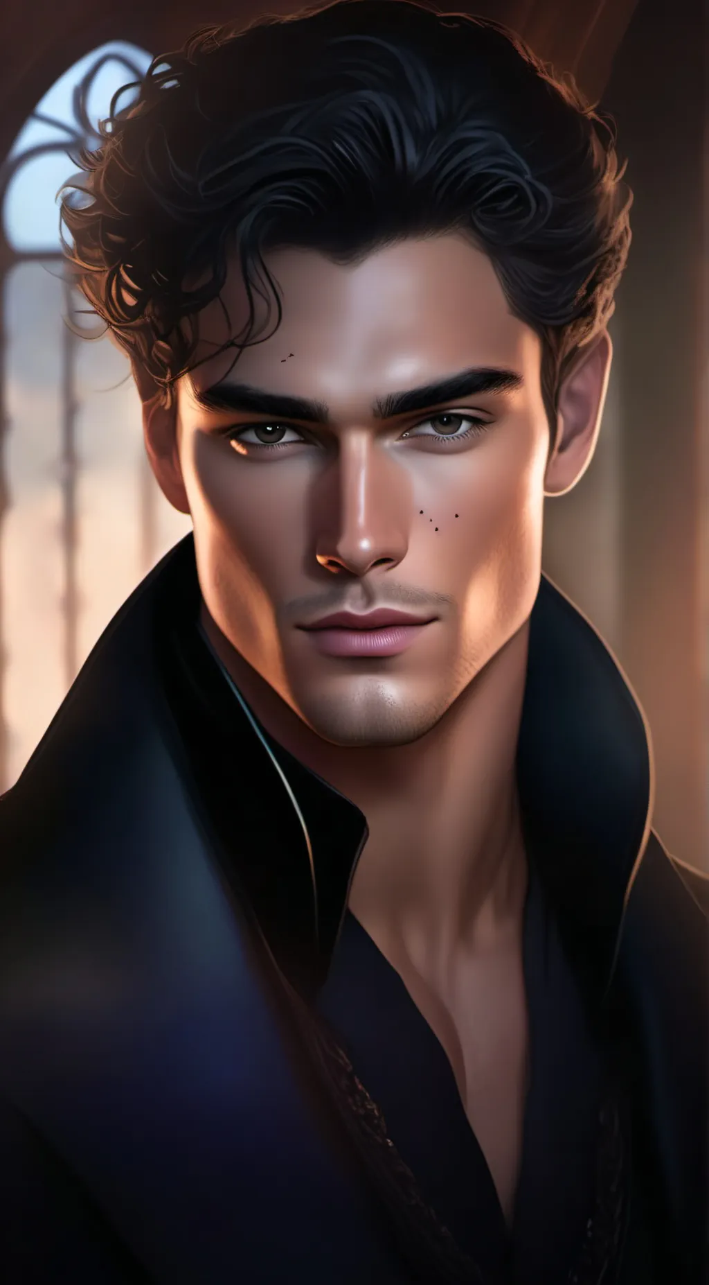 ai character: Demien background