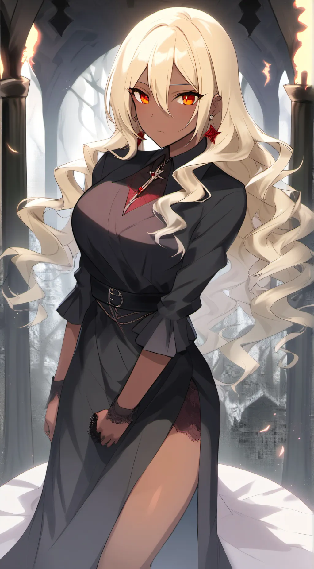 ai character: Rose background