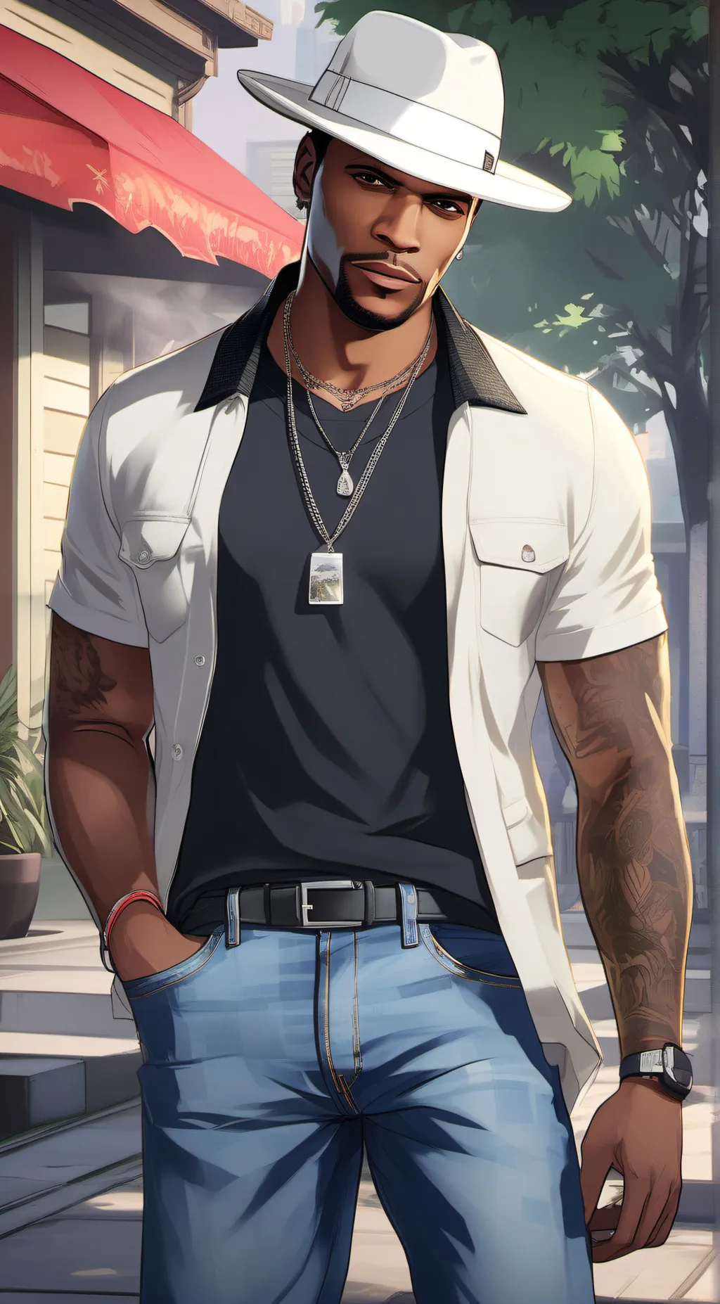 ai character: shawn fonteno  background