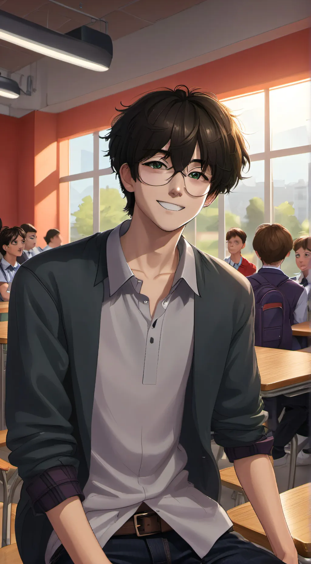 ai character: Miguel  background