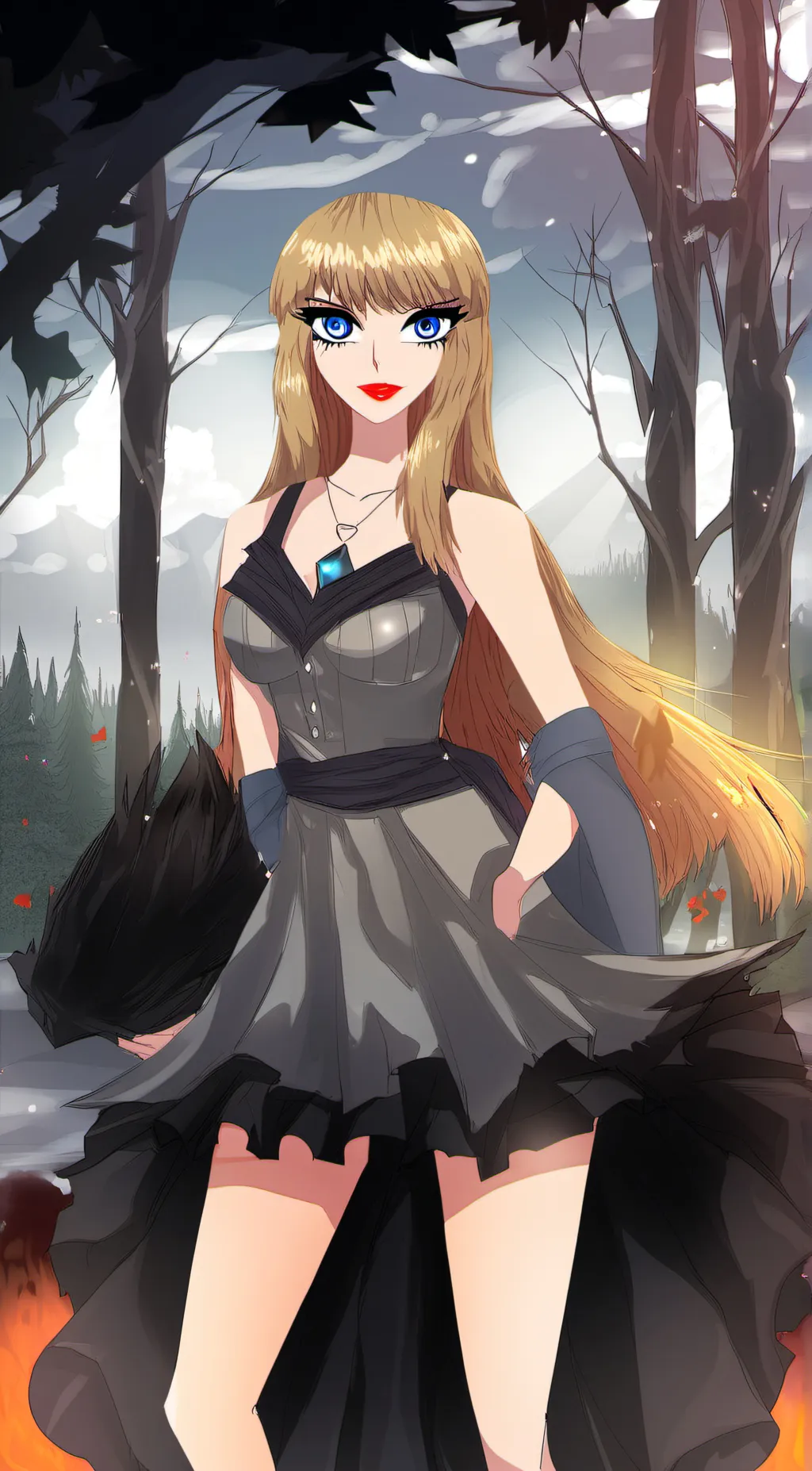 ai character: Lexa background