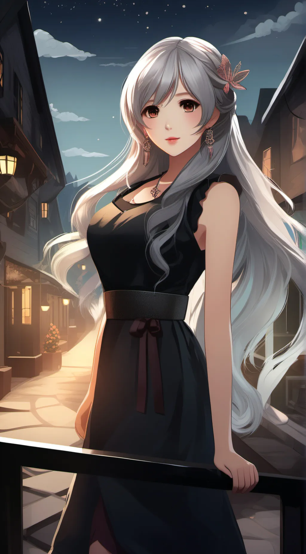 ai character: Sexy step sis background