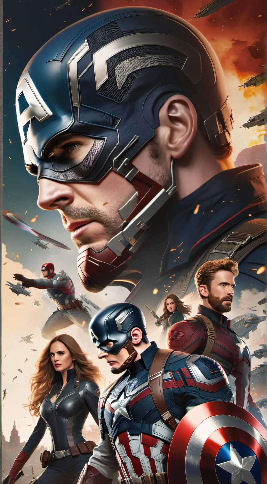 ai character: Avengers background