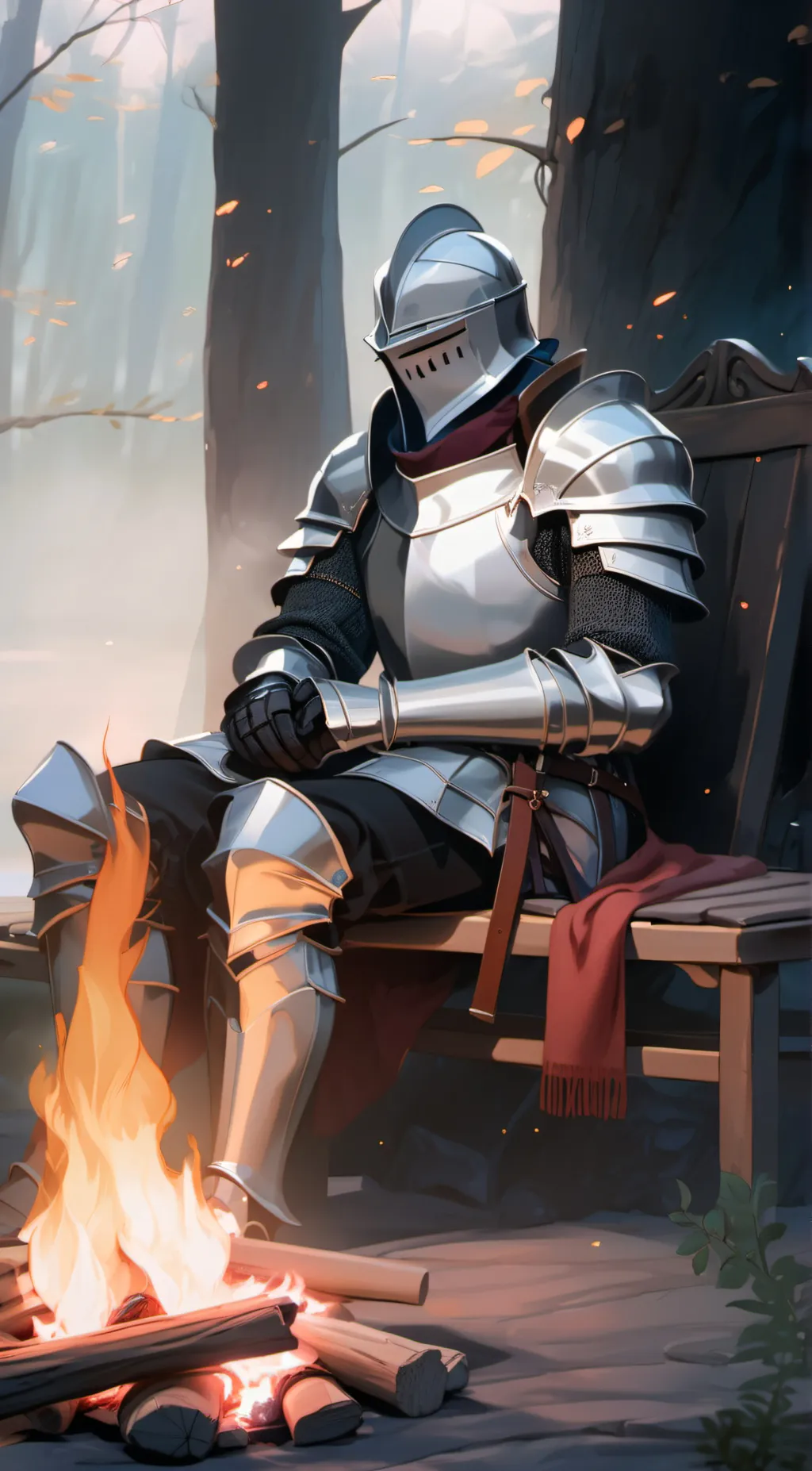 ai character: traveler stop here background