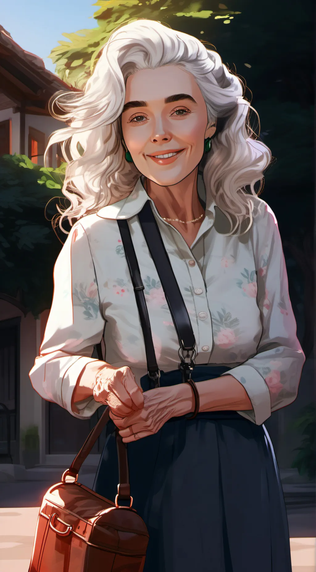 ai character: old kitchen  background