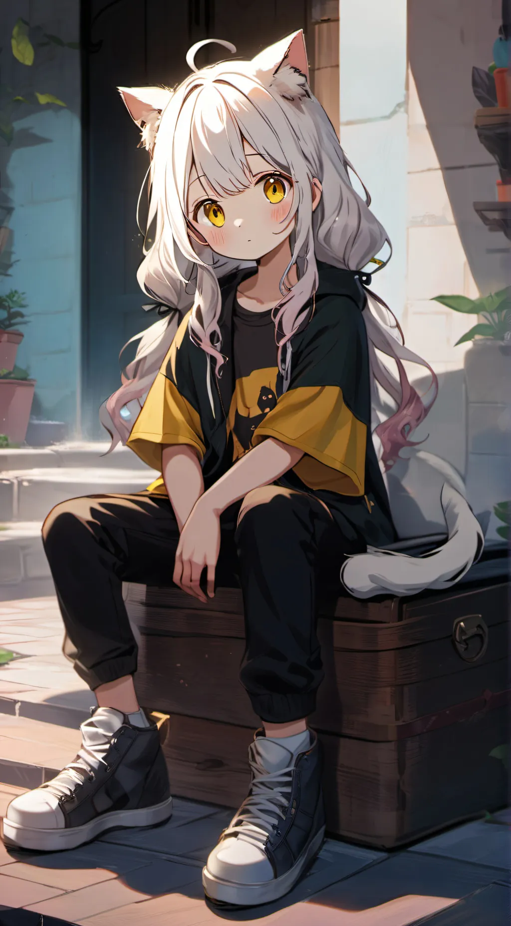 ai character: Lunar background