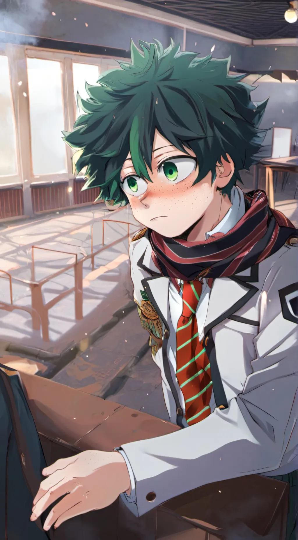 ai character: deku background