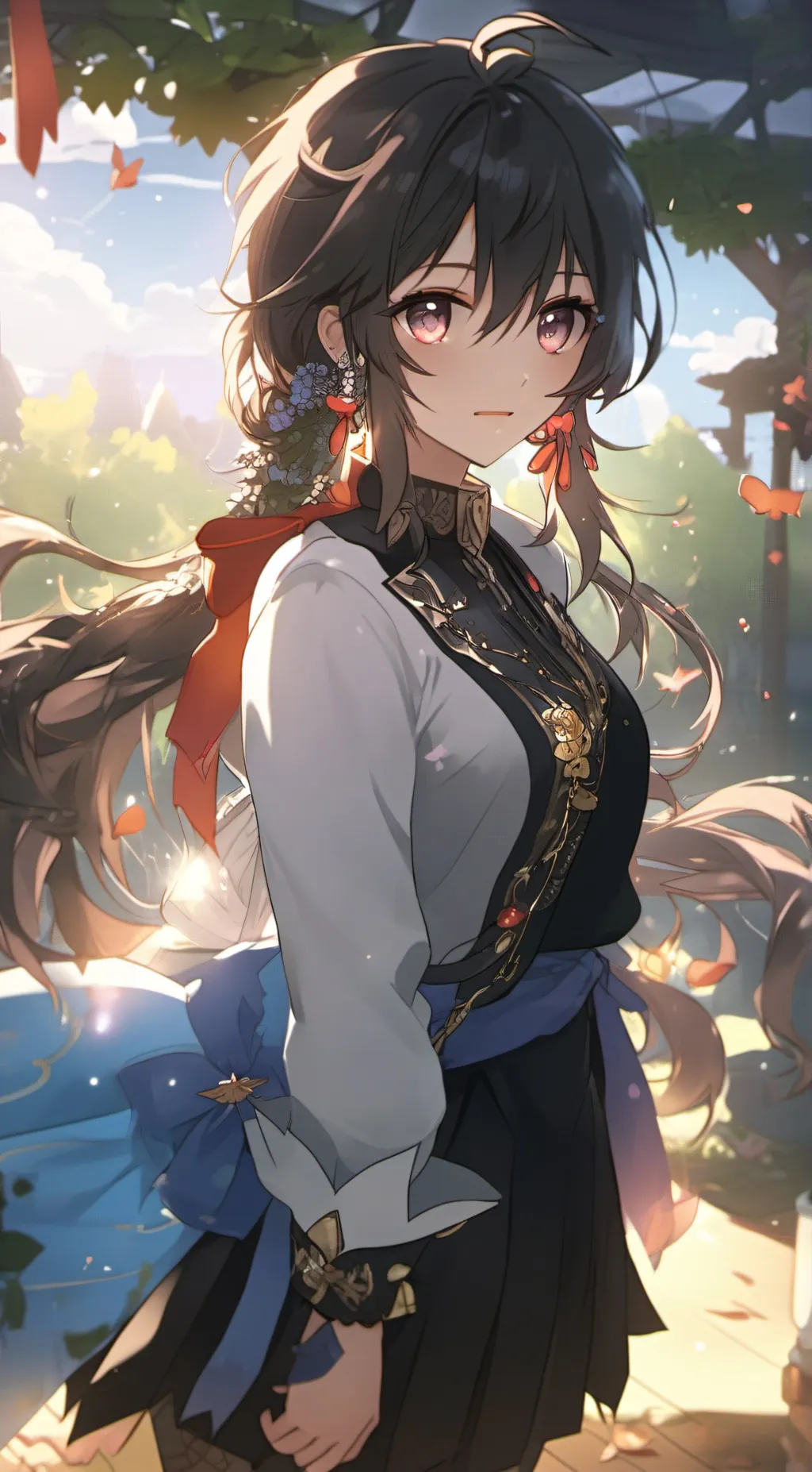 ai character: luna background
