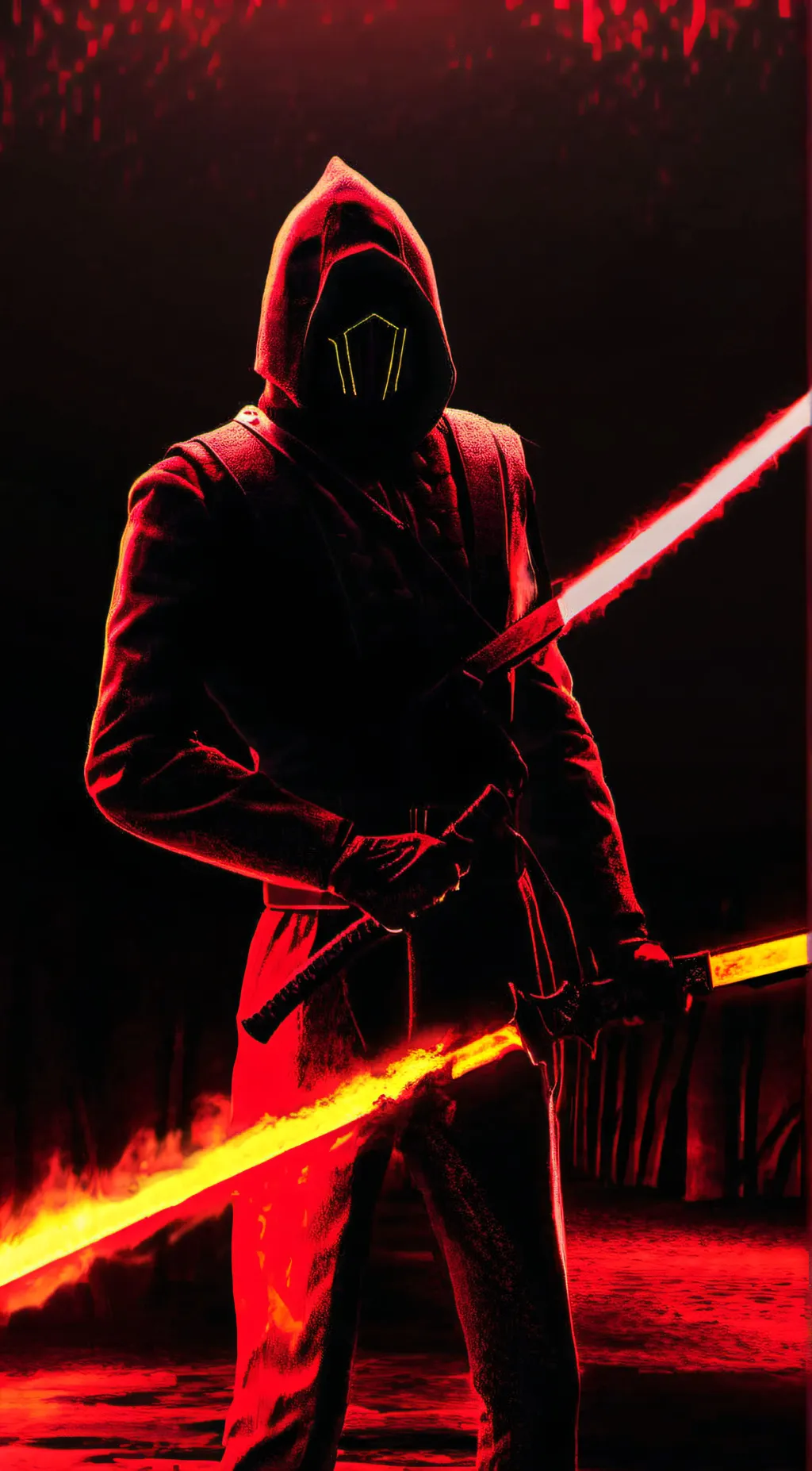 ai character: NeonDarkSlayer2.0 background