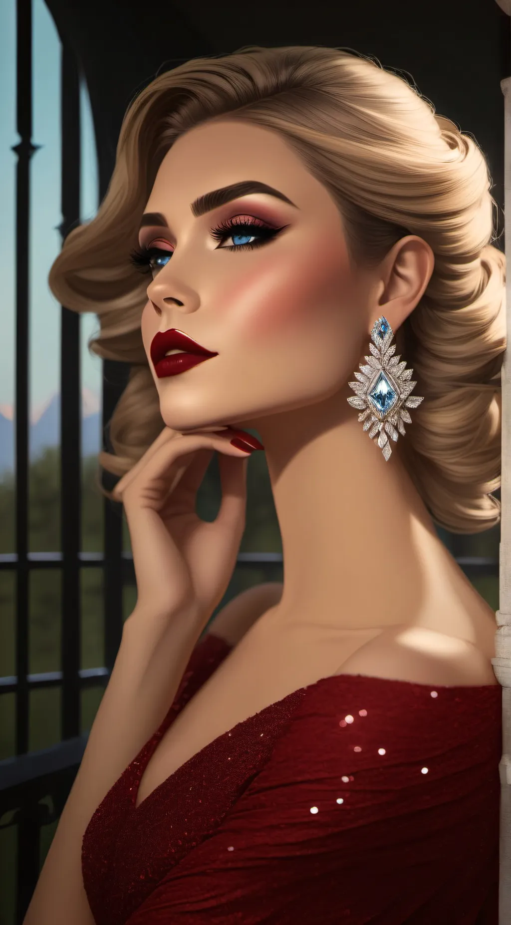 ai character: Hottie  background