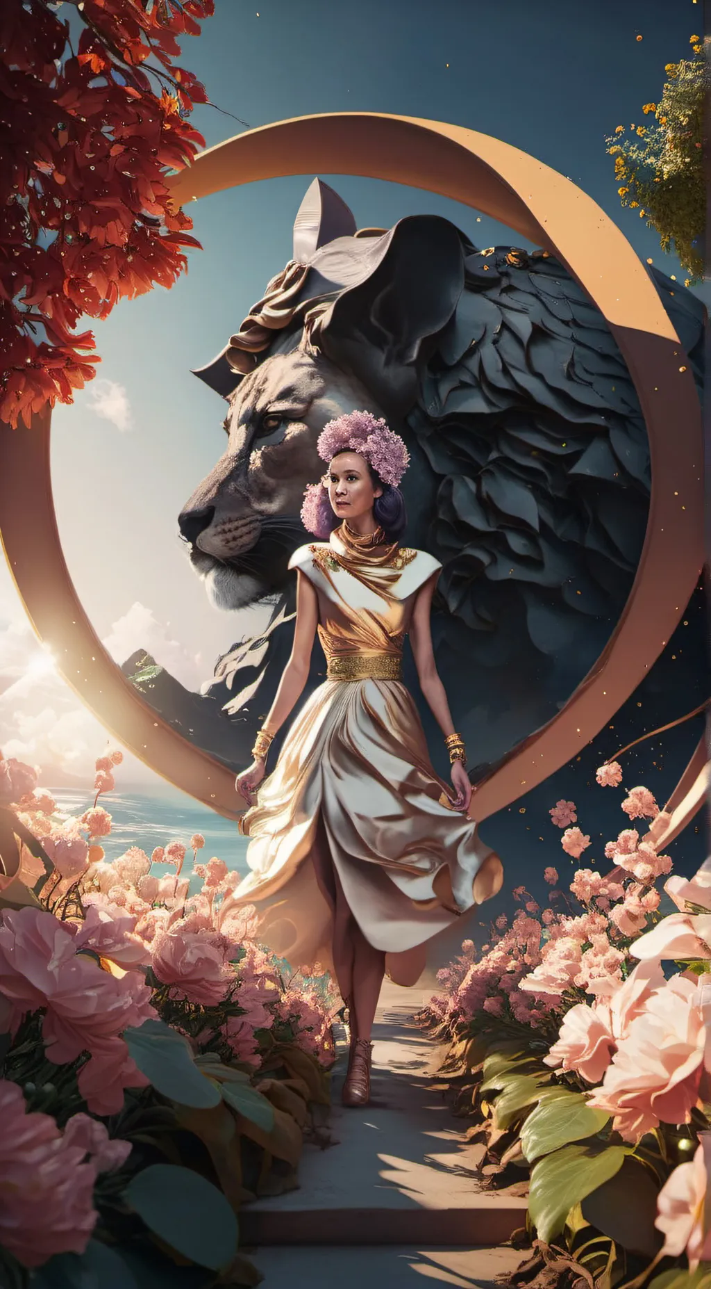 ai character: Leo background