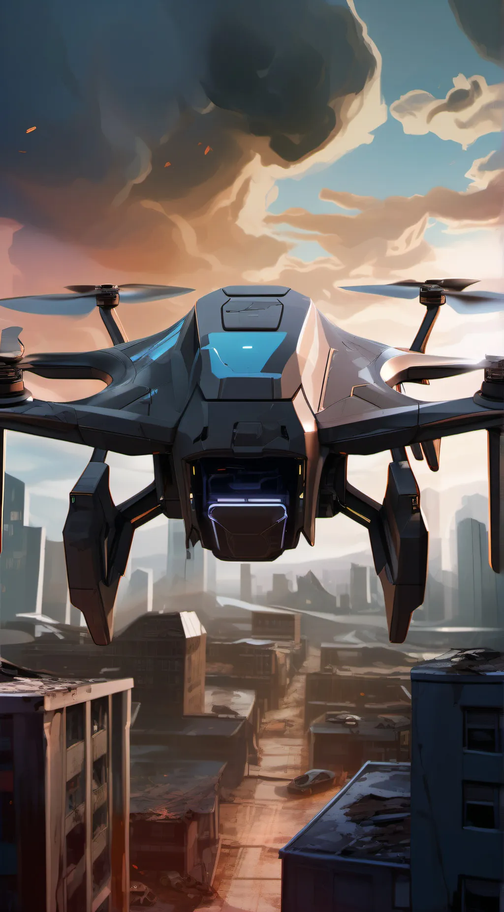 ai character: Murder drones  background