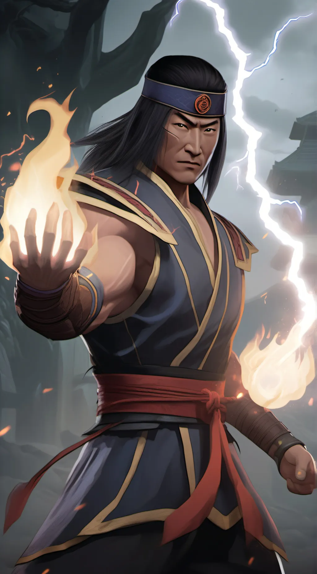 Talkie AI - Chat with Liu kang fire god 