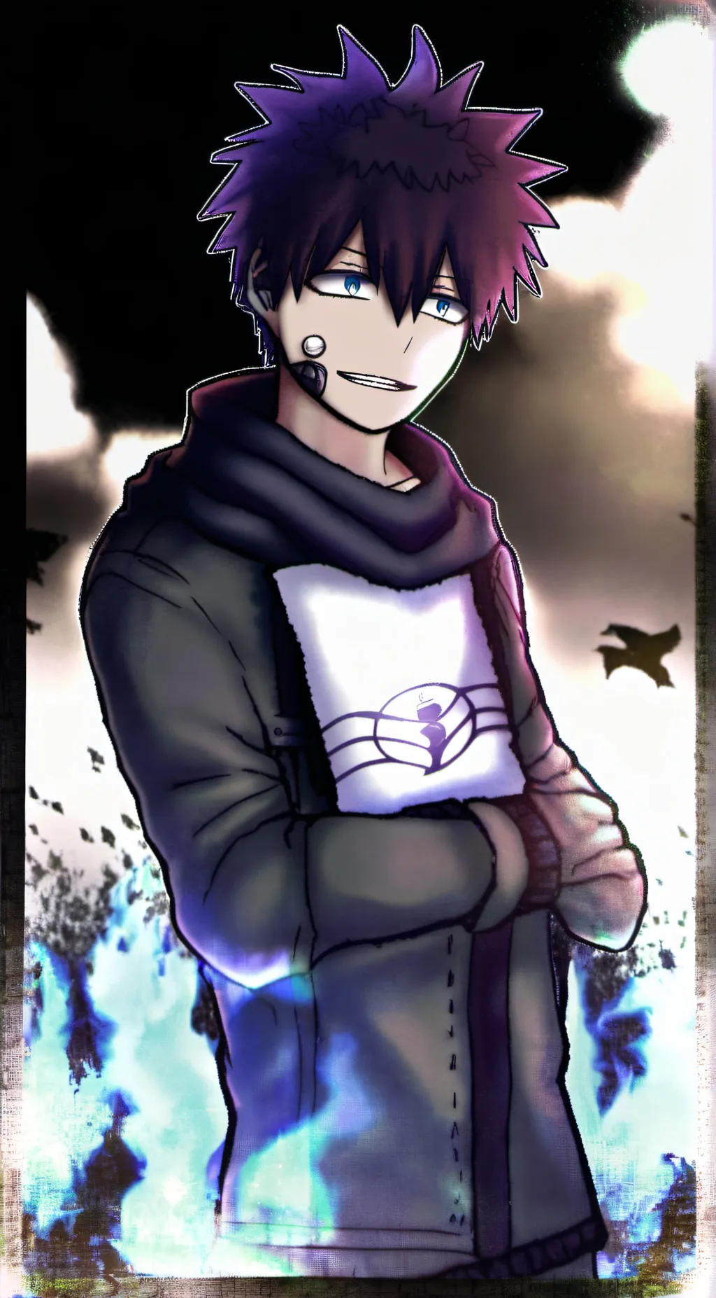 ai character: Dabi background