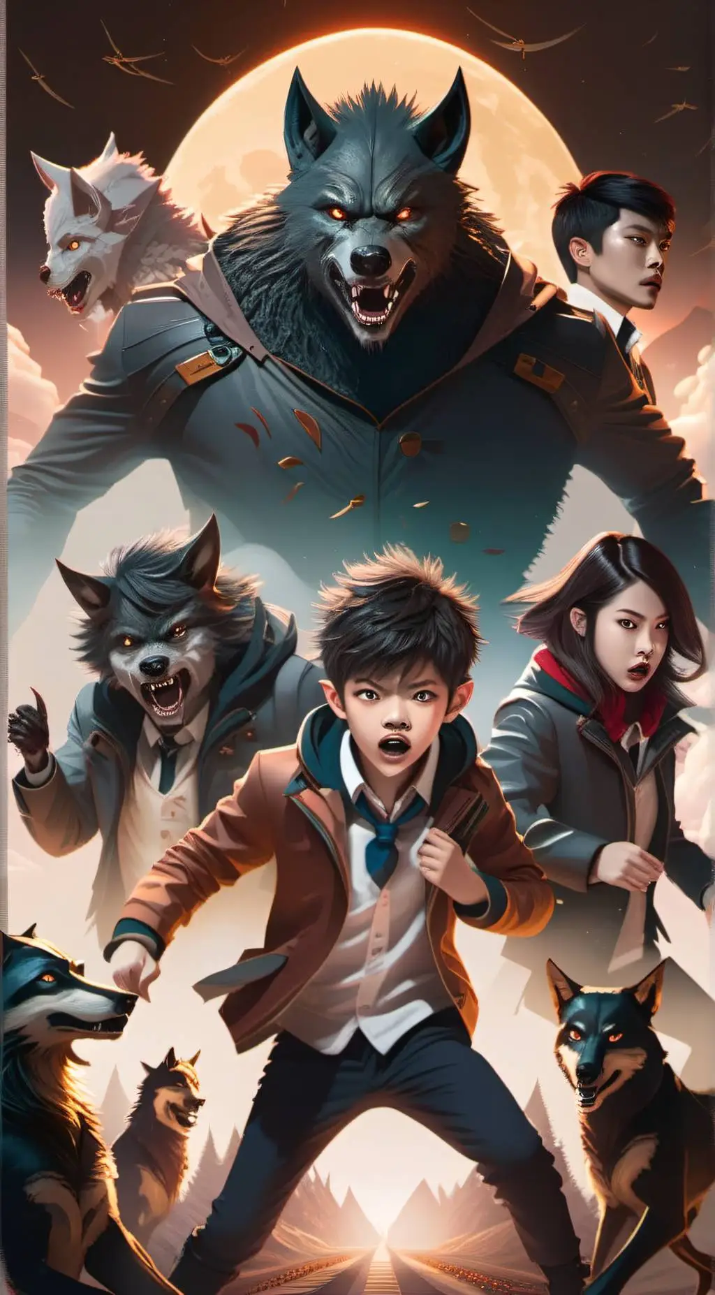 ai character: Werewolf School background
