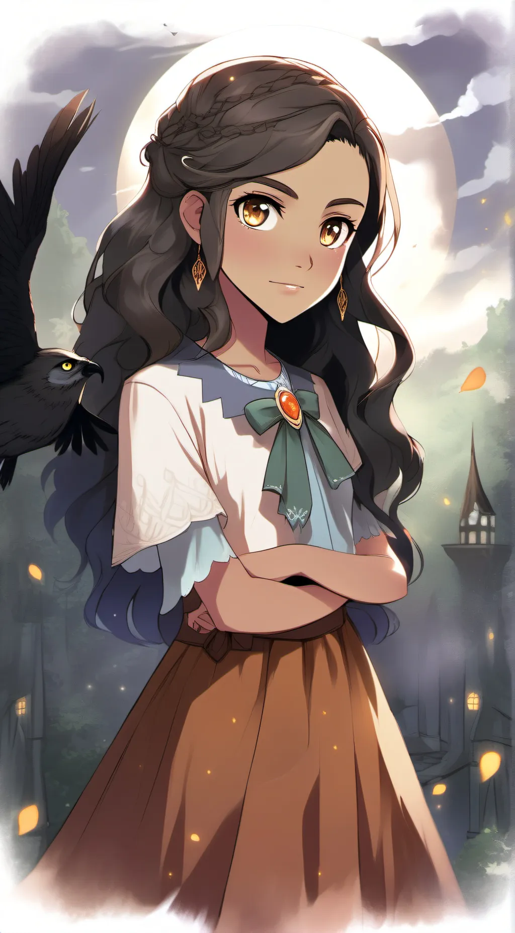 ai character: azura background
