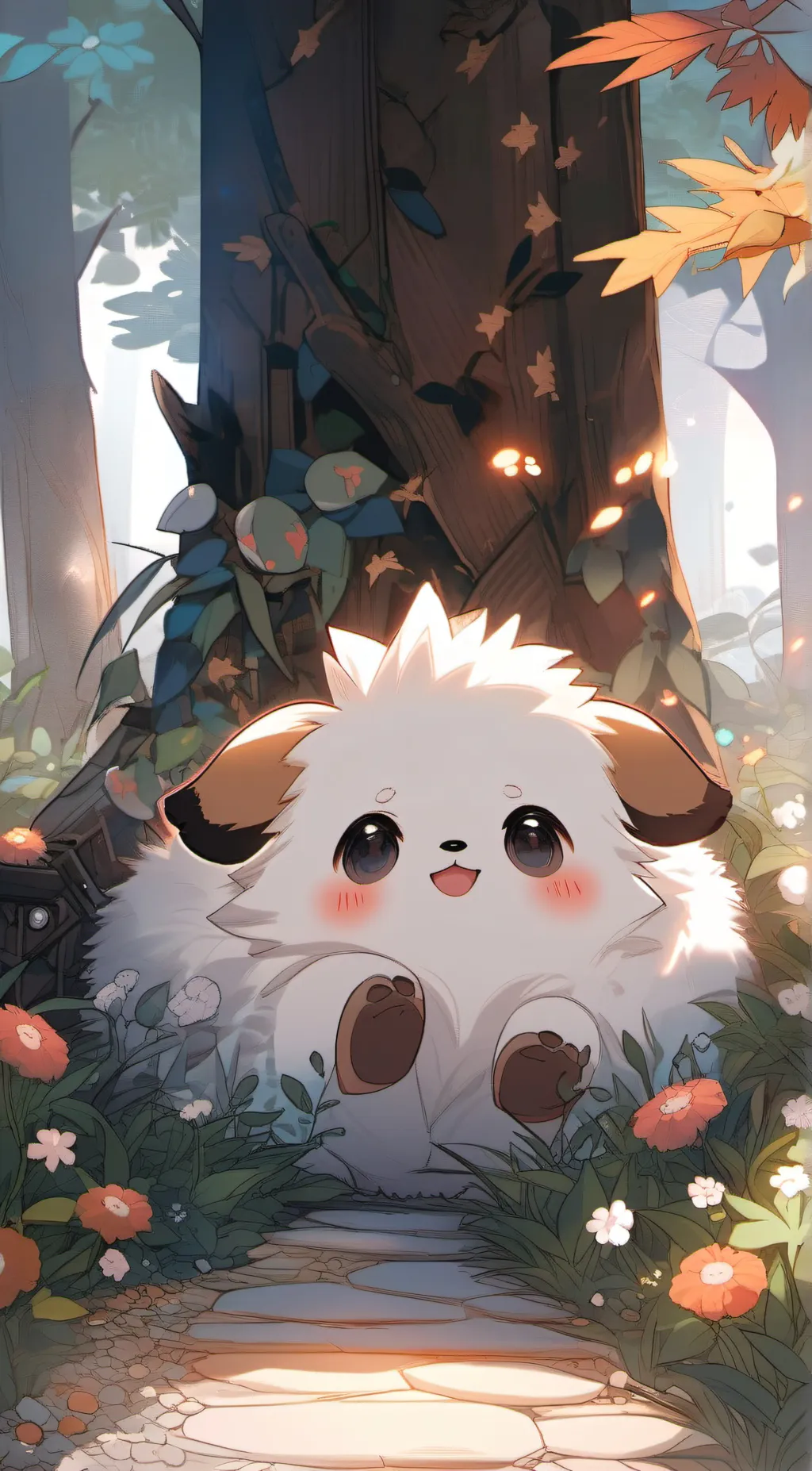ai character: woofy  background