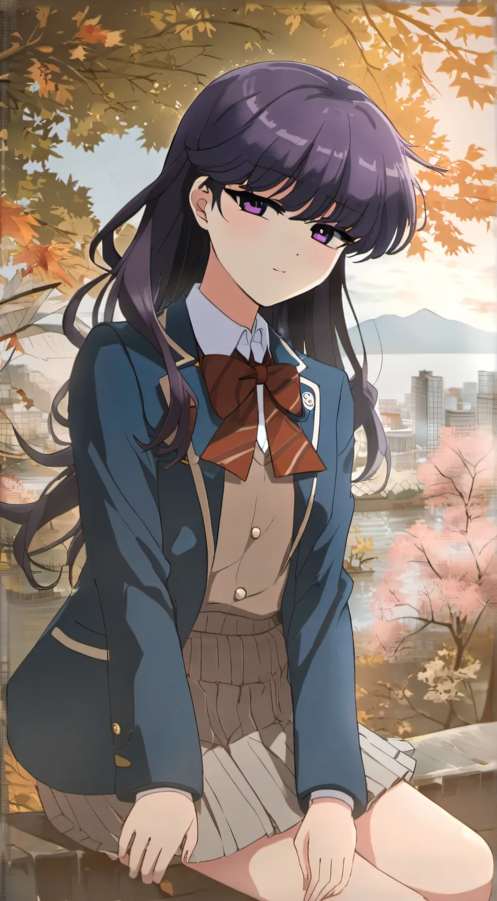 ai character: Komi background