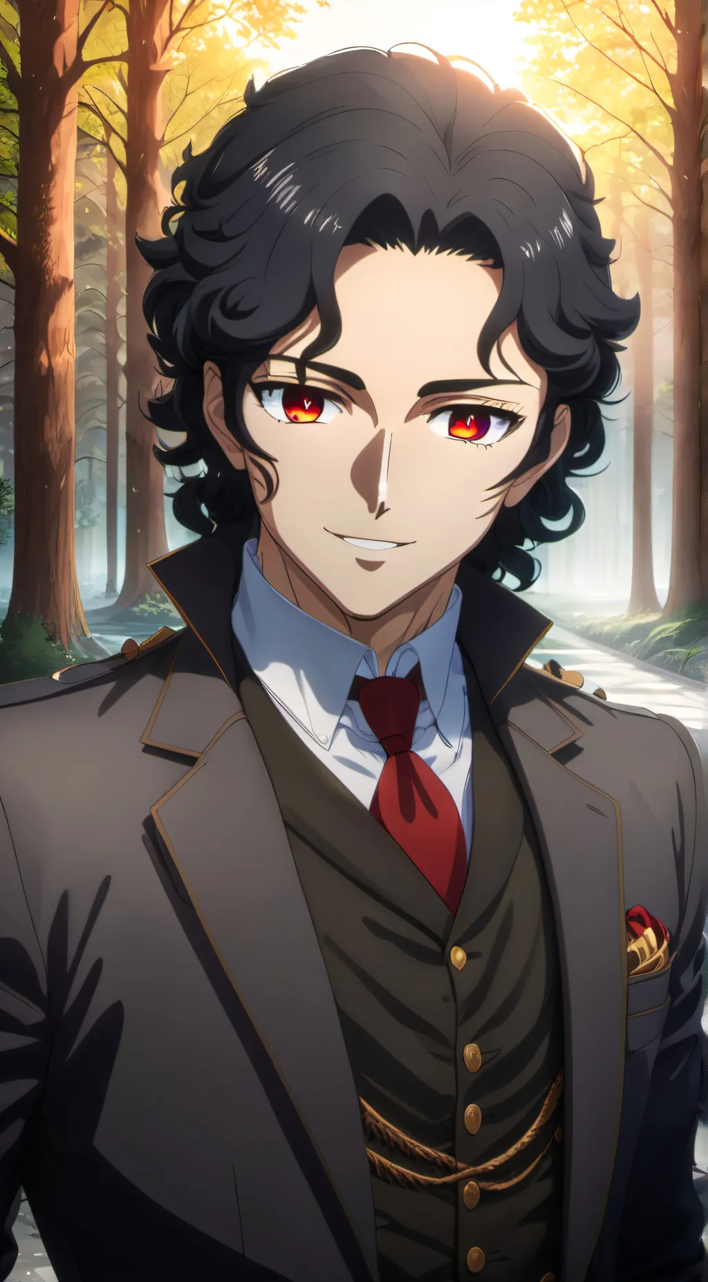 ai character: 🩸♥️Muzan🌹🖤 background