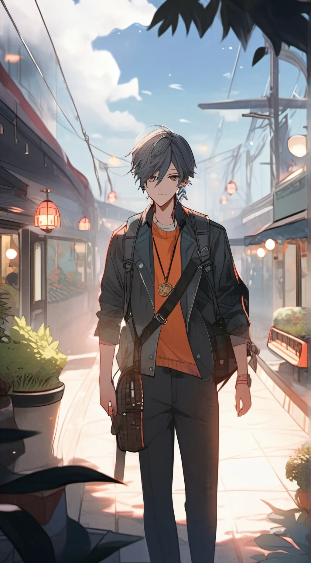 ai character: caon background